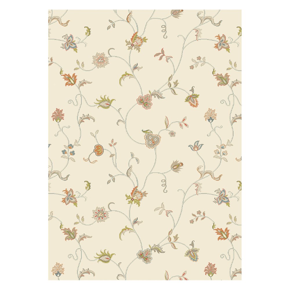 Xico Floral Rugs XI08 in Cream